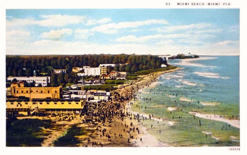 Miami Beach - Beach scene (1925)