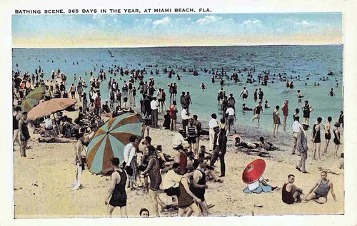 Miami Beach - Bathing Scene