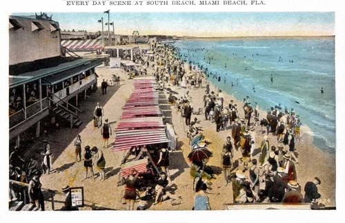Miami Beach - Every day scene at South Beach