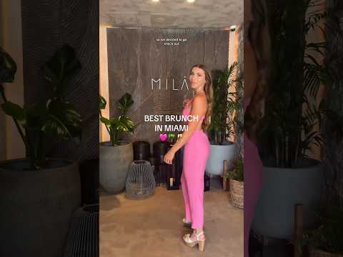 Are you hungry yet?🩷🍽️🥂MILA in Miami has the best brunch ever video thumbnail